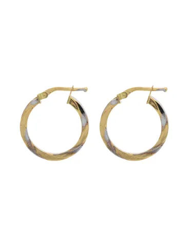 18CT T/T HOOPS 4mm/20mm